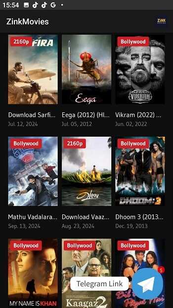 ZinkMovies APK Free Movies