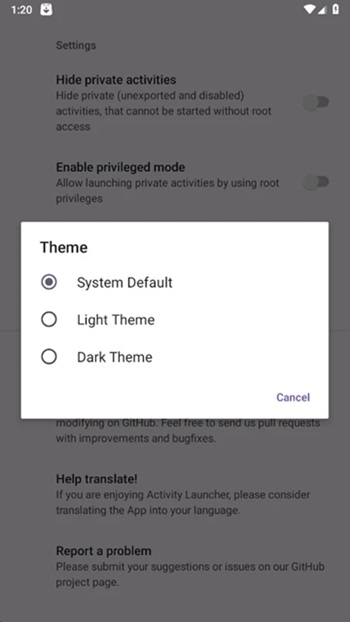 Activity Launcher Latest for Android