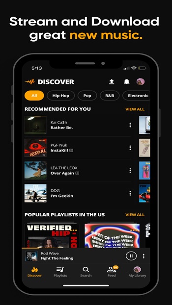 Audiomack Run on Android