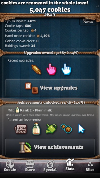 Cookie Clicker APK Run on Android