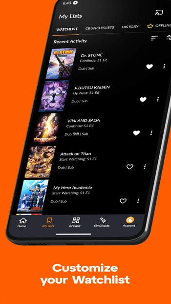 Crunchyroll APK Android Version
