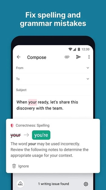 Grammarly apk Free for Android