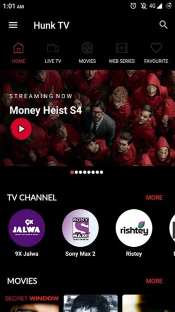 Hunk TV APK Latest for Android