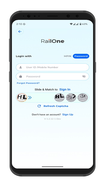 RailOne APK Install App Now