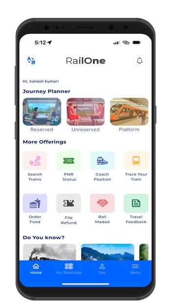 RailOne APK Free App Download