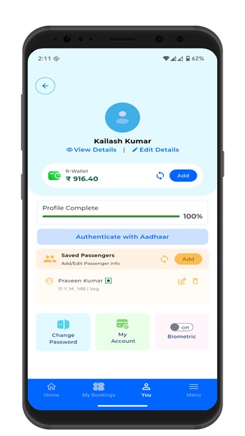RailOne Install on Android