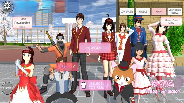 Sakura School Simulator APK Run on Android