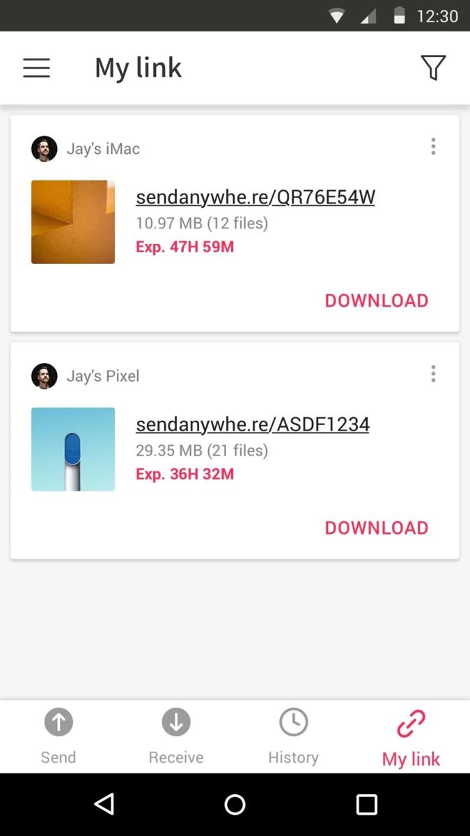 Send Anywhere APK Install on Android