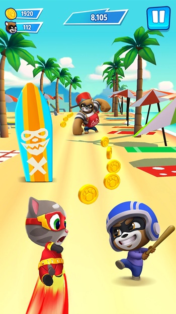 Talking Tom Hero Dash APK Run on Android