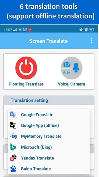 Translate On Screen Free For Android