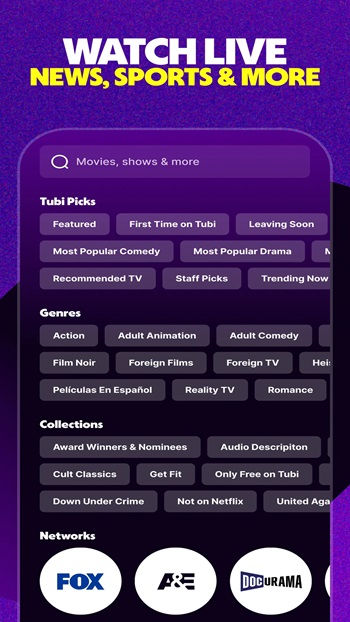 Tubi TV APK Latest for Android