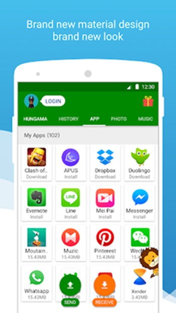 Xender APK Android Version
