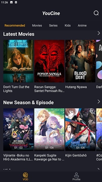 YouCine APK Latest for Android