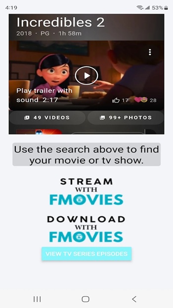FMovies APK Download For Android